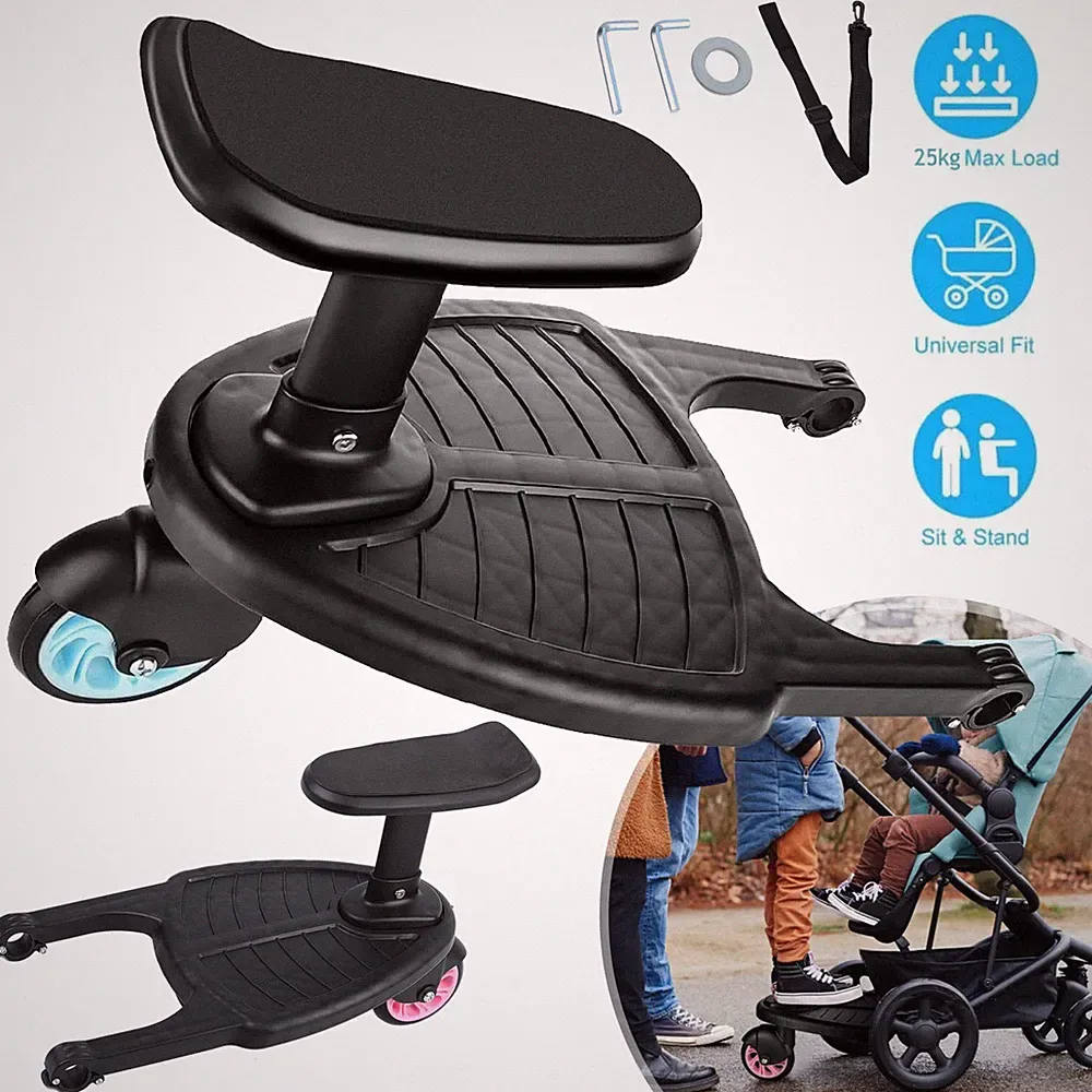 Buggy Board Kinderwagen Trittbrett Universal Kinderwagensitz Kinderwagen Zubehör