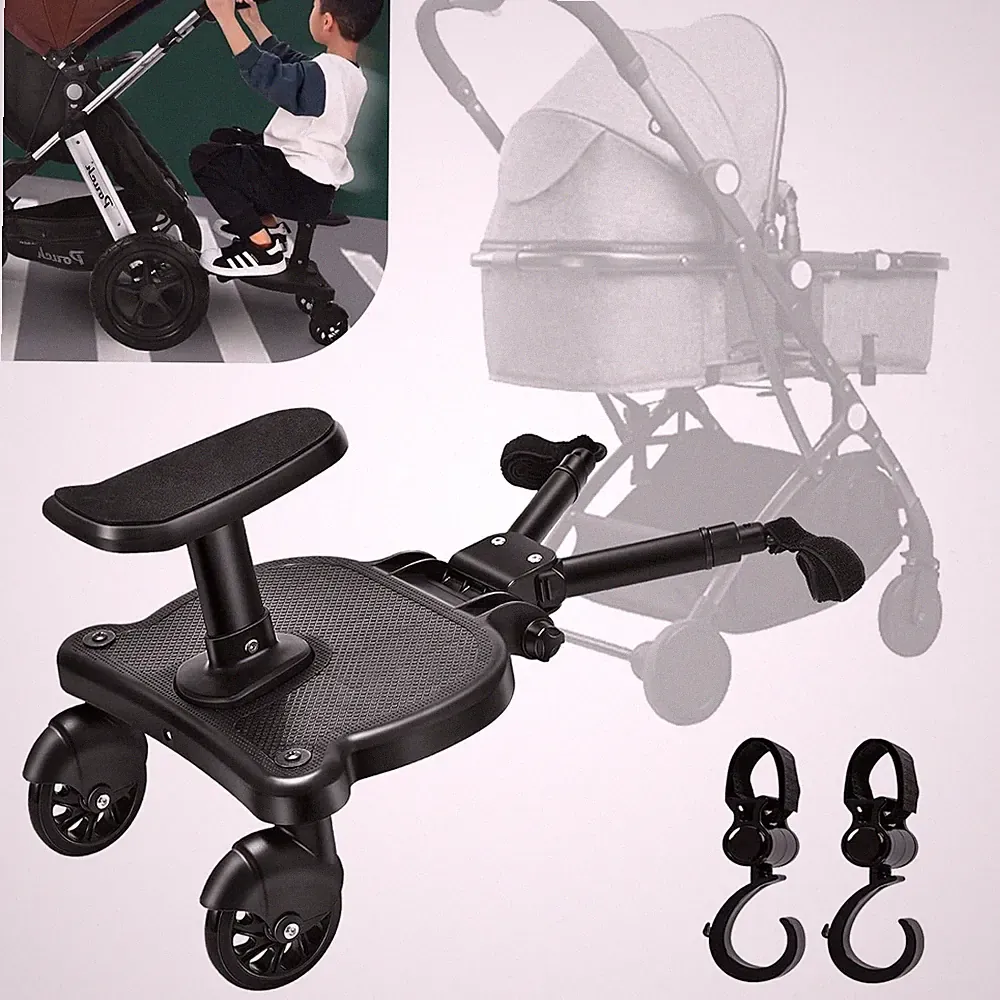 Buggy Board Trittbrett für Kinder 2-6 Jahre universal Kinderwagen Mitfahrbrett