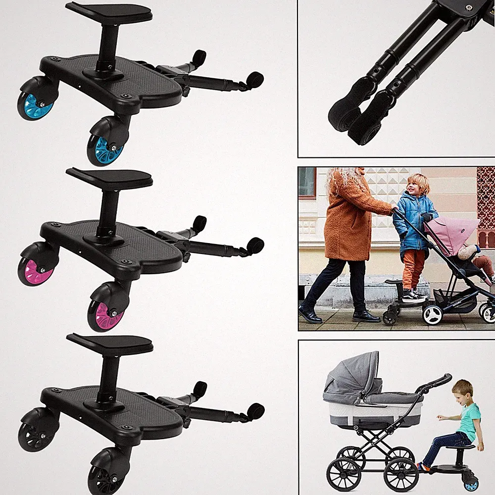 Buggy Board Trittbrett Kiddy Kinderwagen Zubehör Buggy Kinder mit Sitz bis 25KG