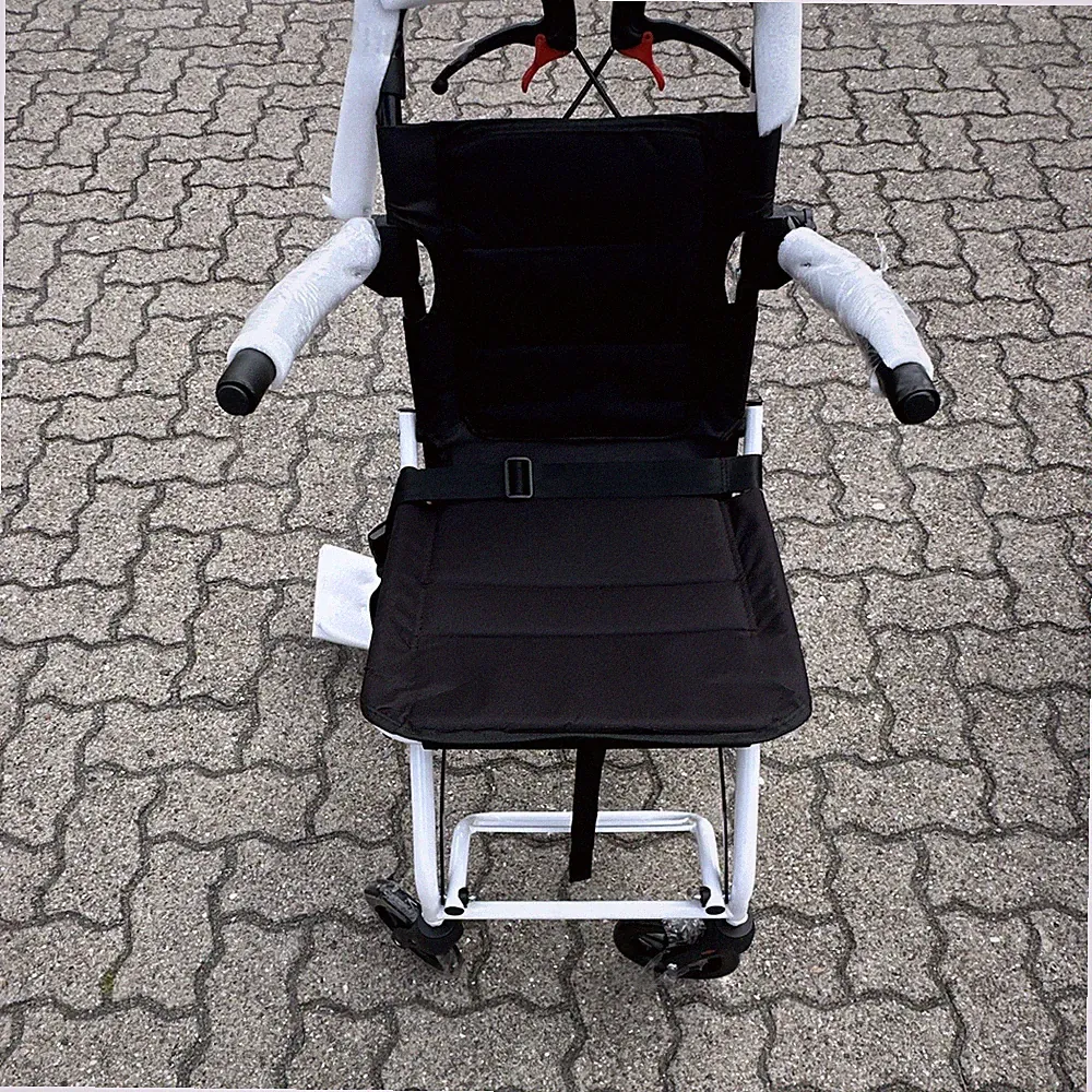 Buggy Einsitzer klappbar Schwarz/Weiß Polstersitz, Gurt ZZ2025-7-23