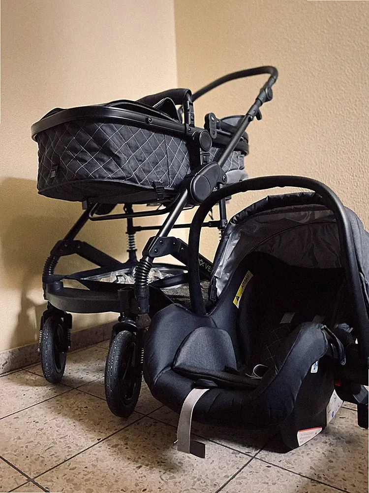 Buggy-Funktion mit Kälteschutz, Buggy-Funktion mit Ess- & Spieltisch, black