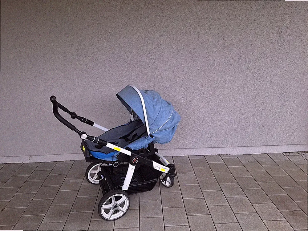 Buggy Kinderwagen Hartan Blau Racer Sportwagen Säugling Kleinkind