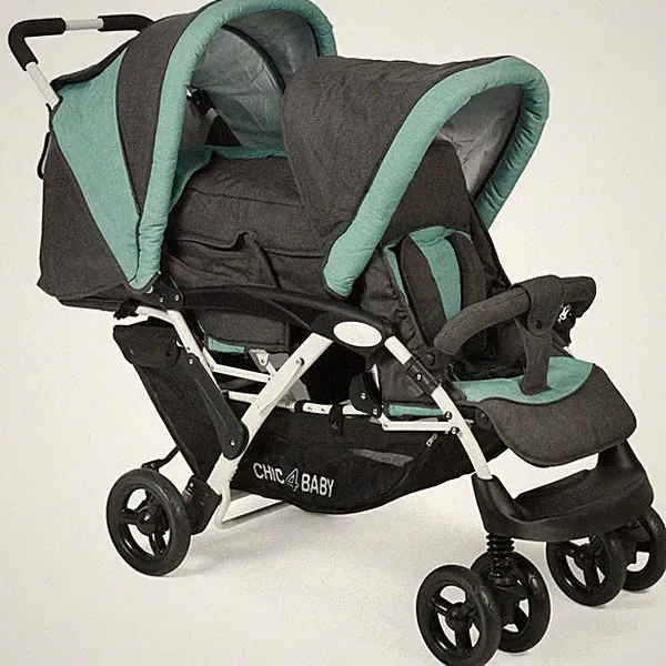 CHIC 4 BABY DUO GESCHWISTERWAGEN ZWILLINGSWAGEN SPORTKINDERWAGEN DOPPELBUGGY