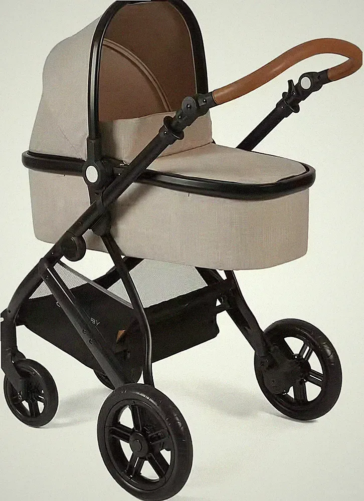 CHIC4BABY Kombi Kinderwagen TORRE Jeans Beige 67/89/111 cm