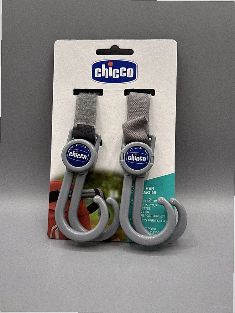 Chicco, 2 Farbe Universal für Kinderwagen Robuste Rotation 360° Klammer Reißfest