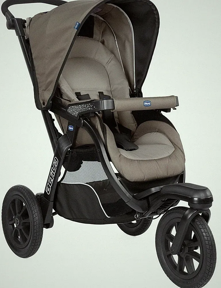 CHICCO ACTIV3 3-RAD KINDERWAGEN DARK BEIGE BABYWAGEN SPORTWAGEN