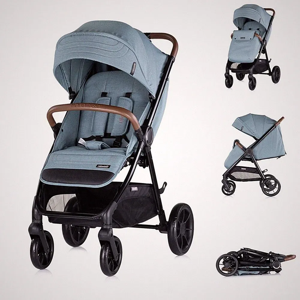 Chipolino Kinderwagen Ultera Buggy klappbar Korb Federung Hinterradbremse Gurt