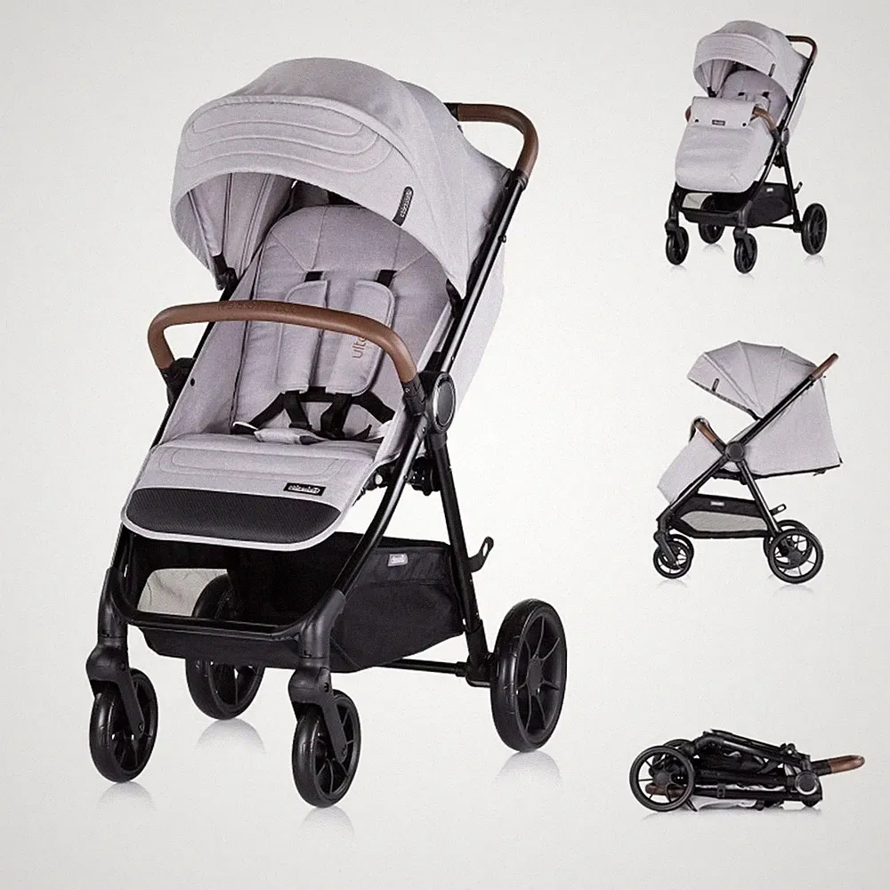 Chipolino Kinderwagen Ultera Buggy klappbar Korb Federung Hinterradbremse Gurt