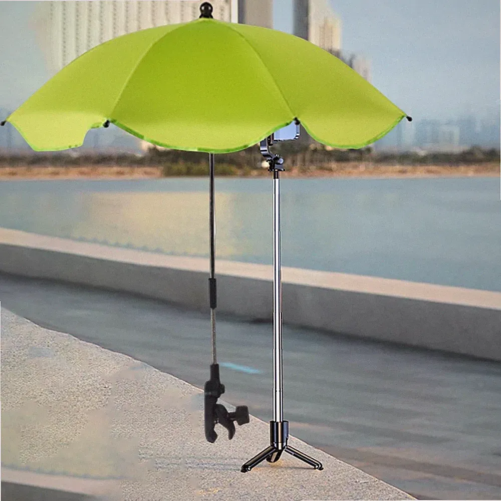 Clip-on-Regenschirm für Kinderwagen, Sonnenschirm für Garten, Hinterhof