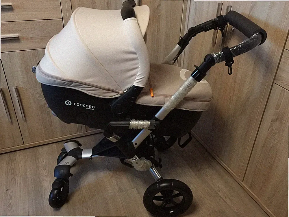 Neuer Stoffbezug für Concord Sleeper 2.0 Tragetasche, Tragewanne beige