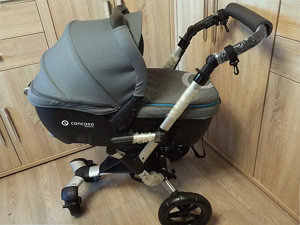Concord Sleeper 2.0 Tragetasche, Tragewanne für NEO und Wanderer grau-türkis
