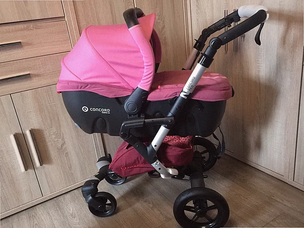 Concord Sleeper 2.0 Tragetasche, Tragewanne für NEO und Wanderer Pink Rosa