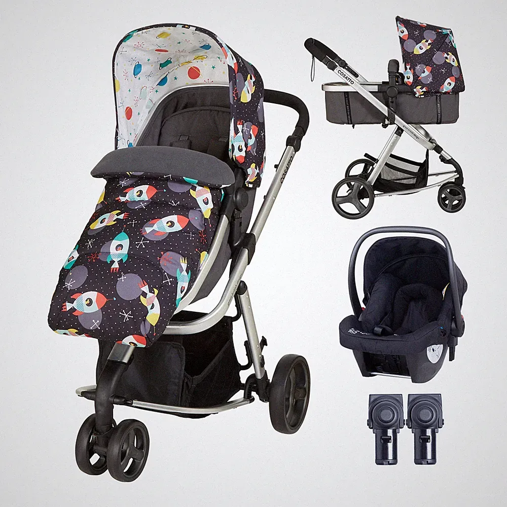 Cosatto Giggle Mix Kinderwagen & Buggy leicht kompakt faltbar 0-18kg Space Racer