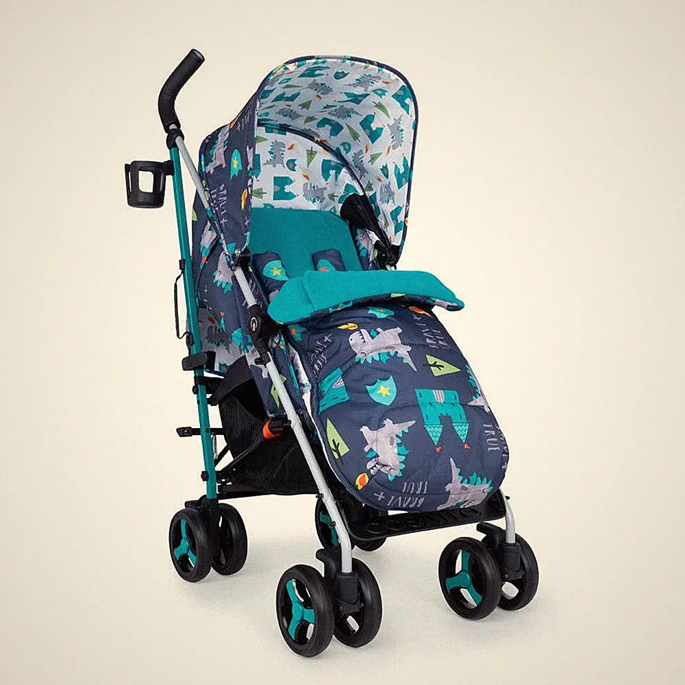 Cosatto Supa 3 Kinderwagen bis 25 kg leicht kompakt faltbar Dragon Kingdom