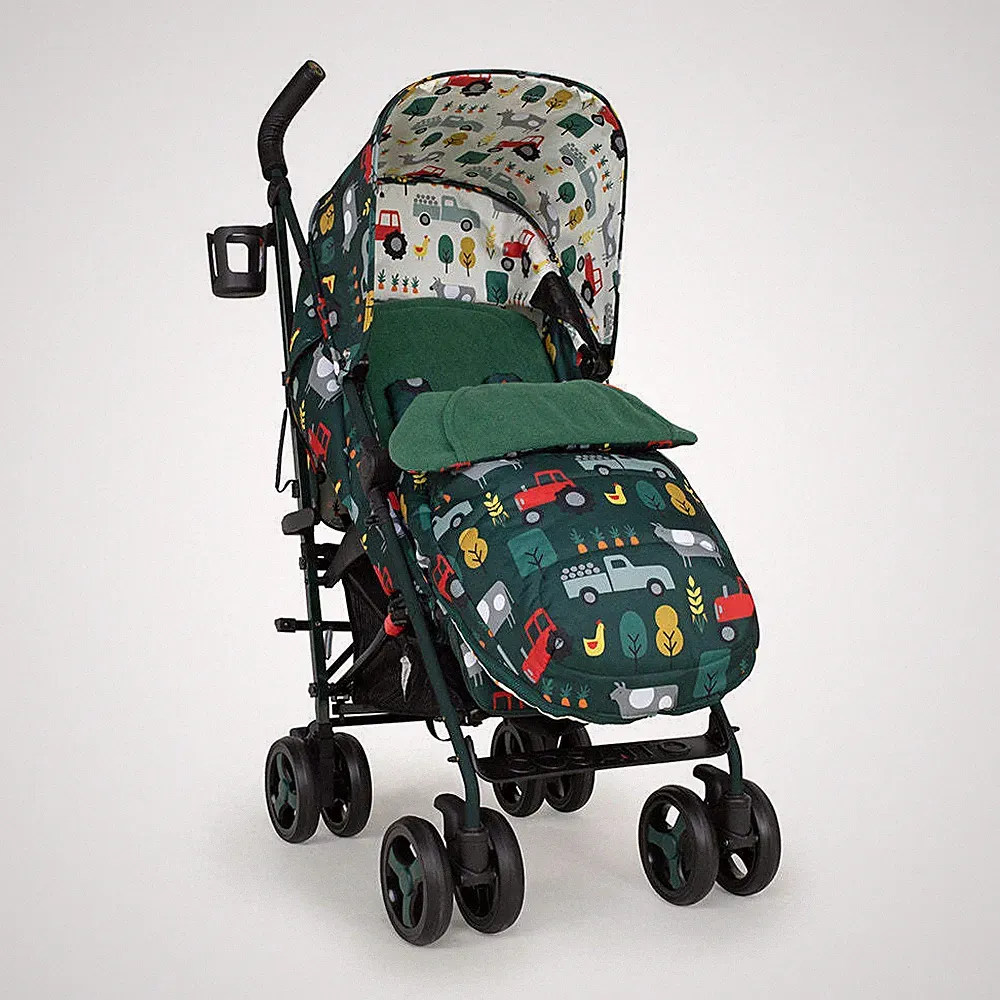 Cosatto Supa 3 Kinderwagen Buggy 0-25kg gratis Regenschutz & Fußsack Old Macdonald