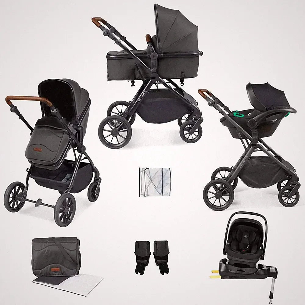 Cosmo Reisesystem 9-teiliges Set Nimbus 180 Spin Isofix graphitgrau