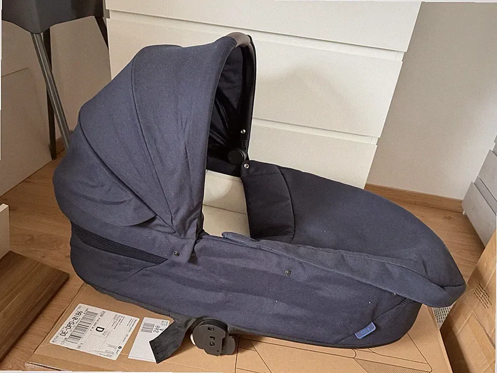 Cybex Balios S Lux Kinderwagen blau mit Tragewanne, Sportsitz, 5-Punkt