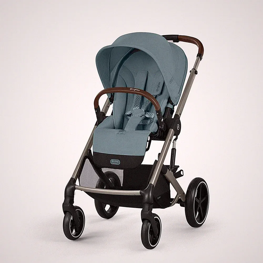 Cybex Gold - Kinderwagen Balios S Lux Taupe Rahmen - Stormy Blue 2025