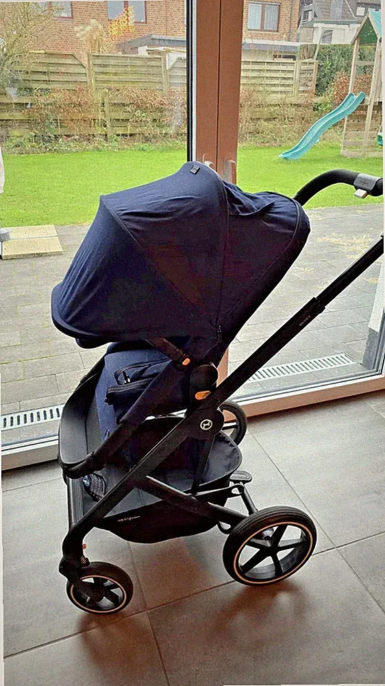 Cybex Kinderwagen Buggy Balios S - 2in1 - blau, gebraucht (Babywanne unbenutzt)
