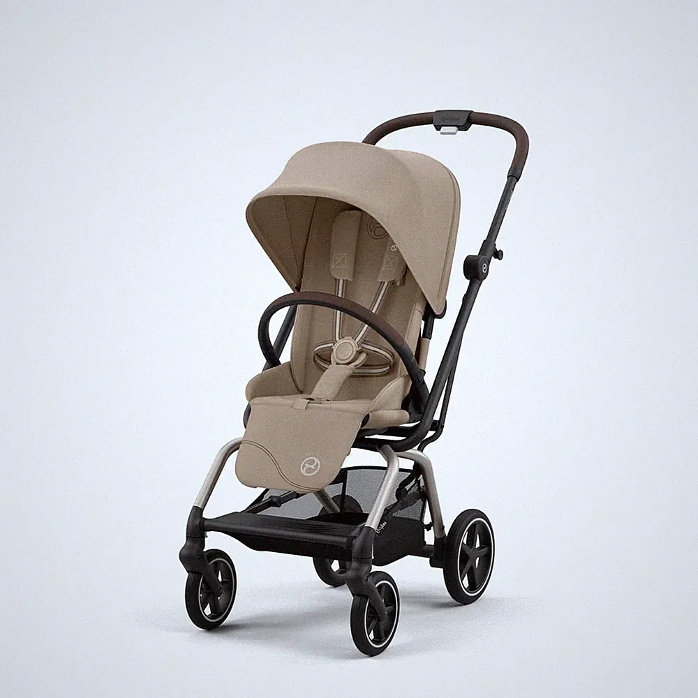 Cybex Kinderwagen Buggy Eezy S Twist Plus 2 Almond Beige 360 Grad Reisebuggy