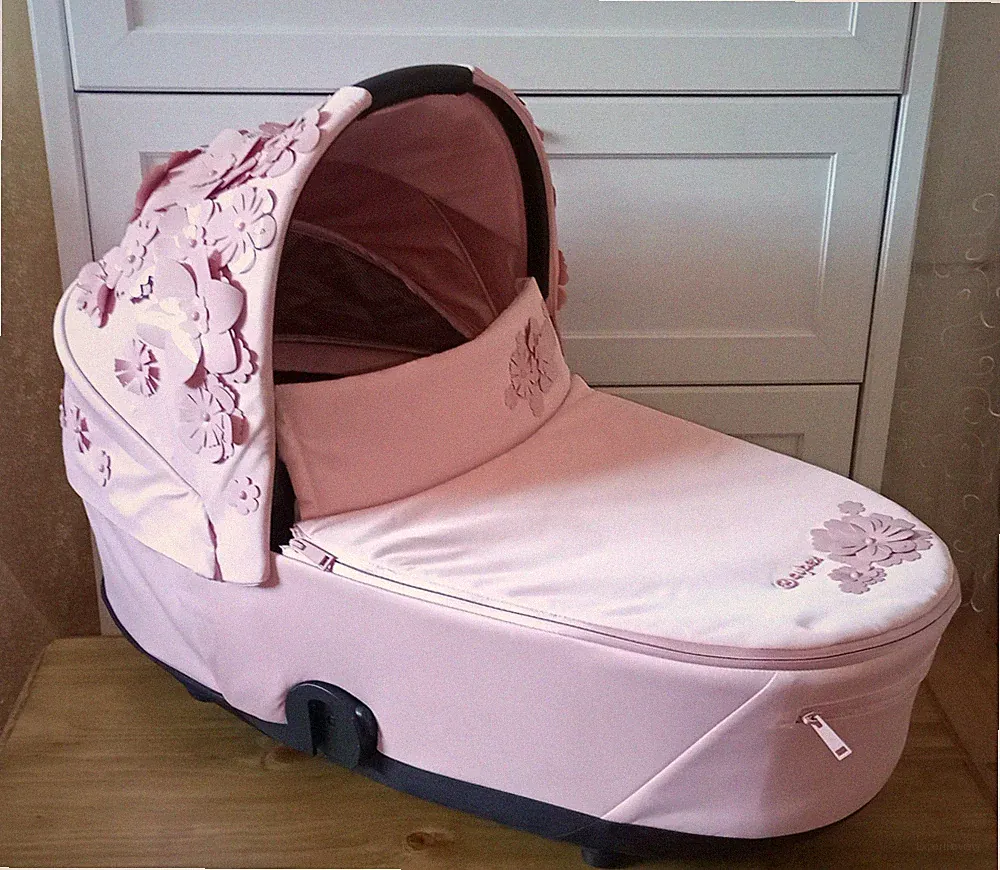 Cybex Platinum Mios Lux Carry Cot Babywanne Pale Blush