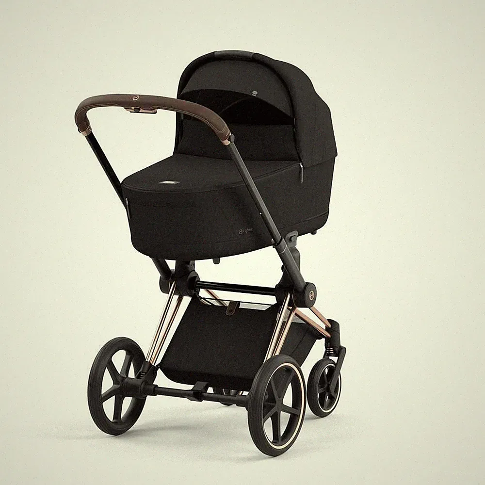 CYBEX PLATINUM PRIAM - Kinderwagen Lux Carry Cot Babywanne + Zubehör