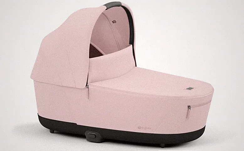 CYBEX Platinum Priam Lux Carry Cot - Peach Pink Color
