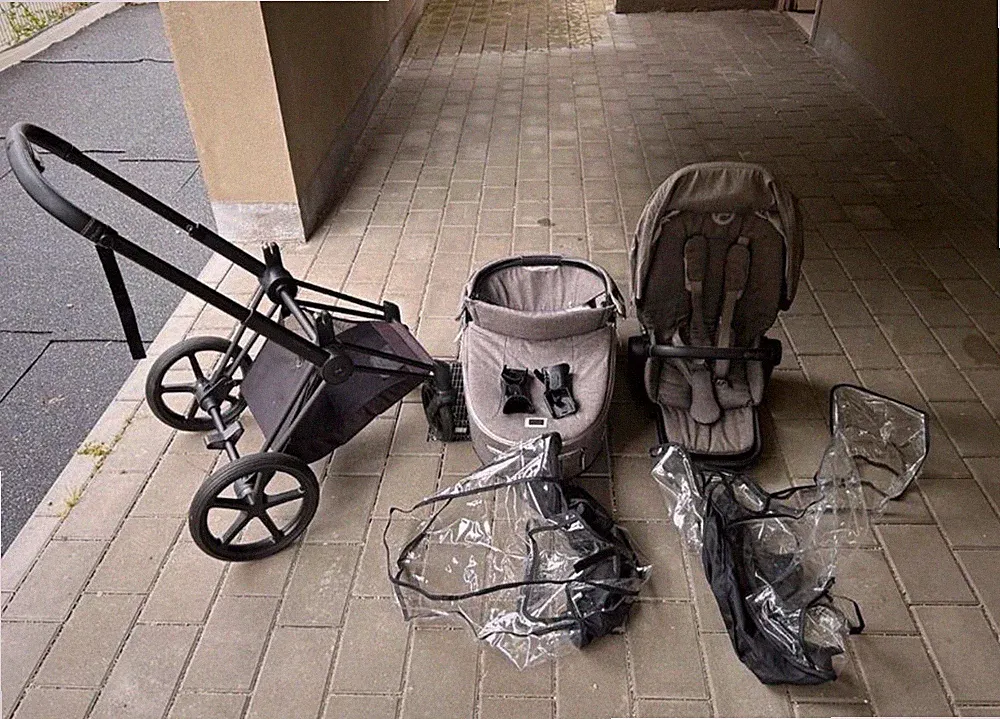 Cybex Priam Kinderwagen mit Sportsitz und Babywanne