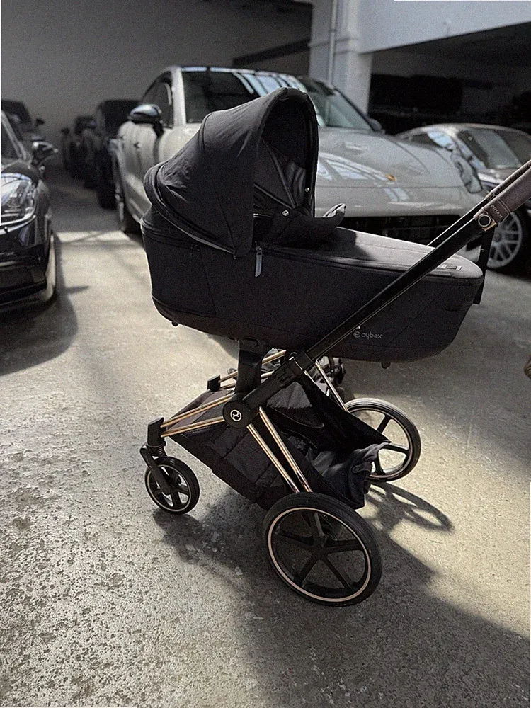 Cybex Priam Kinderwagen mit Zubehör Rosé Gold