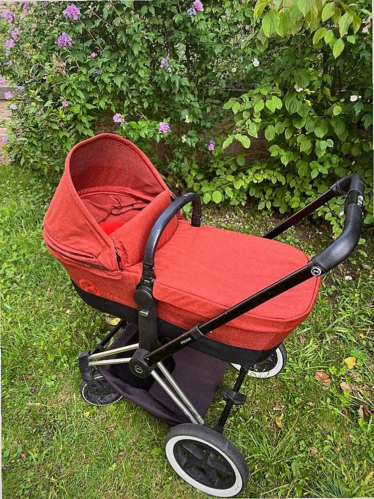 Cybex Priam Platinum Kinderwagen mit Babyschale und Sportsitz, Gebraucht