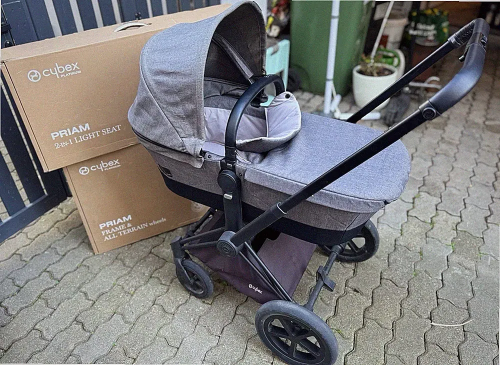 Cybex Priam Platinum Kinderwagen Set + Zubehör | Top Zustand | NP 1850 €