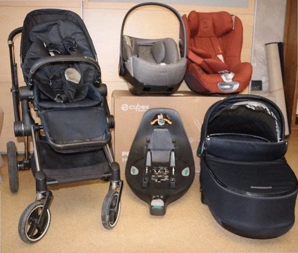 Cybex PRIAM Reisesystem 6-teilig Kinderwagen Babyschale Buggy