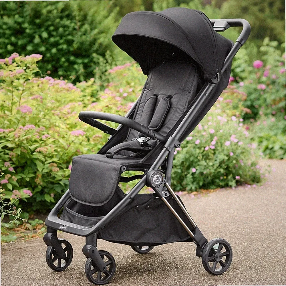 Cygnet Kompaktkinderwagen Leichter Faltbarer Kinderwagen - Schwarz