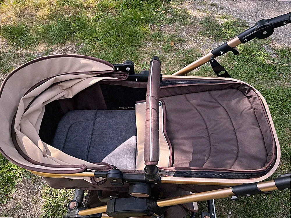 Daliya Kombikinderwagen & Sportwagen mit Babywanne, faltbar, braun/beige