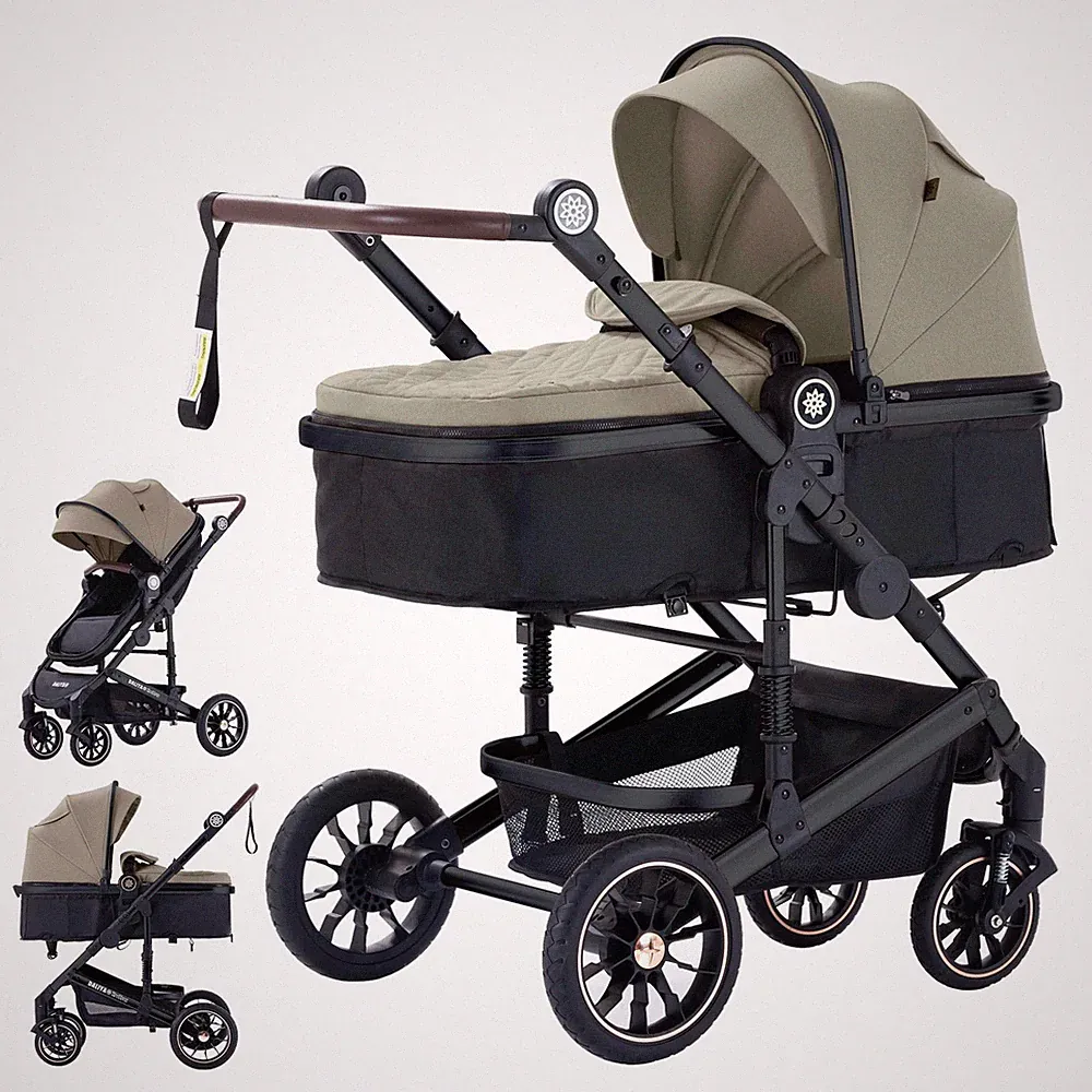 Daliya® NEOMOVE 2in1 Kinderwagen Buggy Kombi-Kinderwagen klappbar