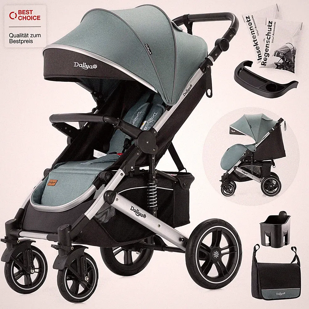 Daliya® RAPIDY Buggy Kinderwagen 0-36 Monate Sitzposition Liegeposition bis 22kg