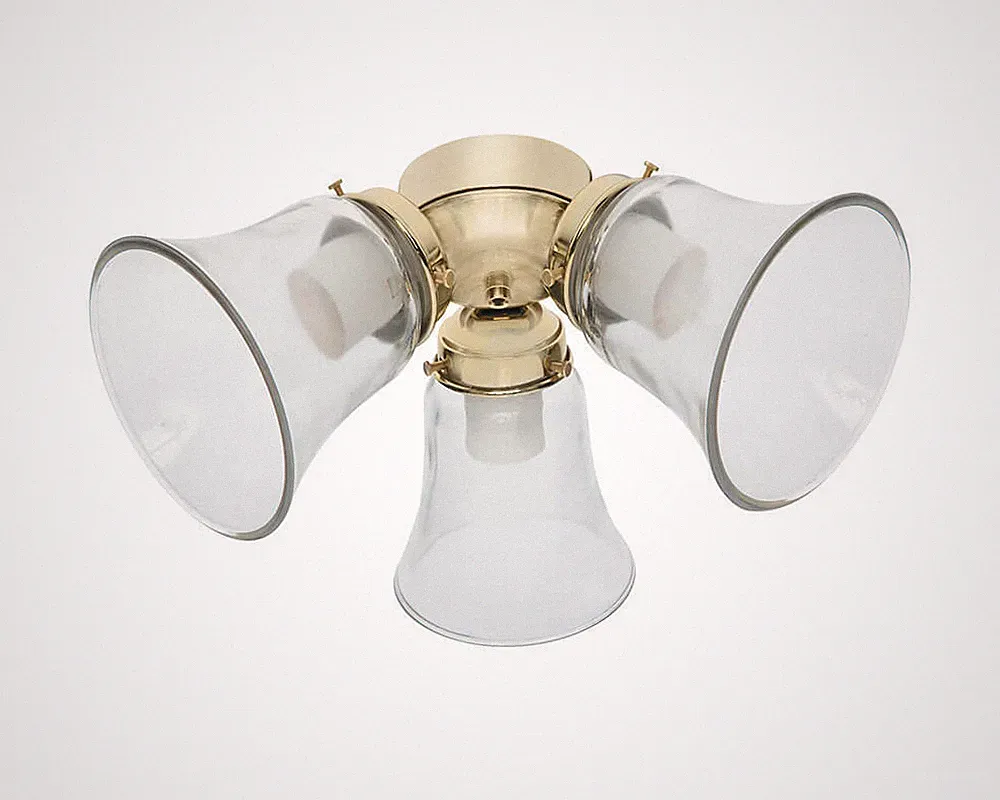 Deckenlüfter Lampe Anbauleuchte 3 Light Flush Mount für Hunter Deckenventilator