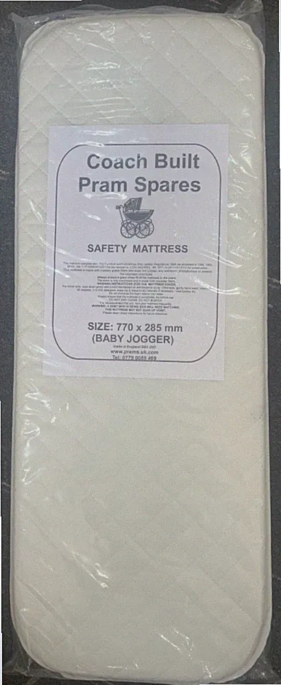 DELUXE SICHERHEITSMATRATZE FÜR BABY JOGGER KOMPAKTE BABYWANNE GESTEPPTE MATRATZE