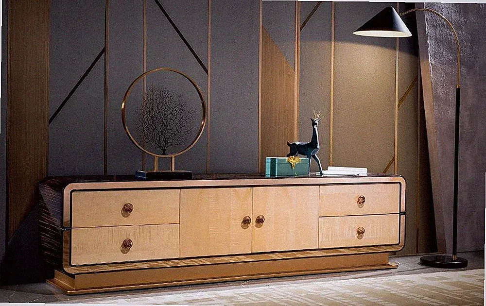 Design Kommode Schrank Sideboard Modern Stil Wohnzimmer Kommoden Lowboard rtv