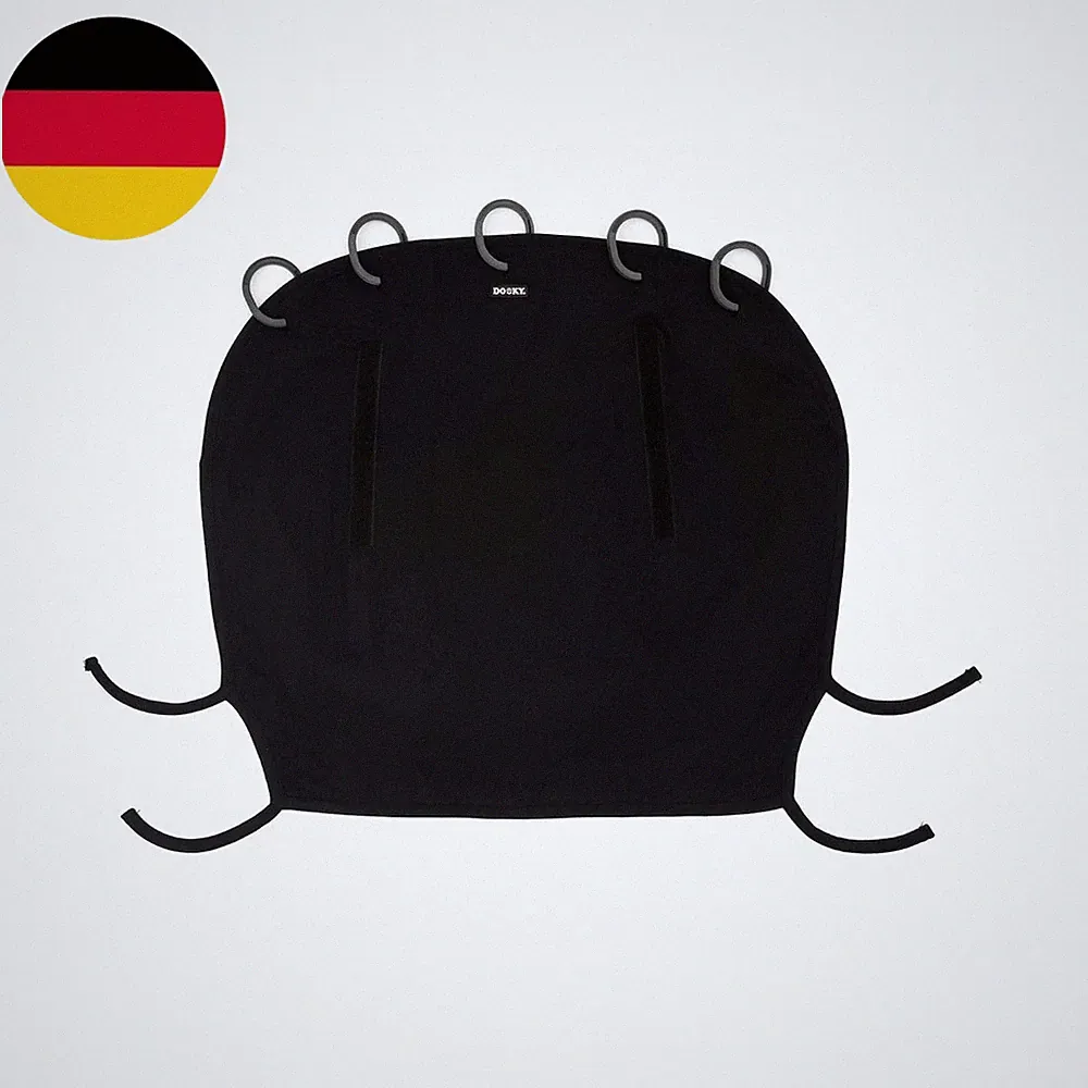 Dooky - Sonnenschutz Für Kinderwagen, Buggy & Babyschale - Schwarz - Sonnensegel