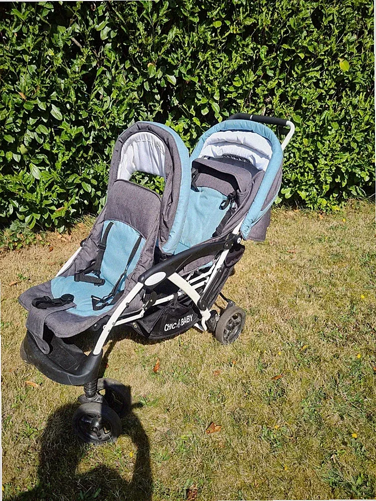Doppel Kinderwagen für Zwillinge und Geschwister