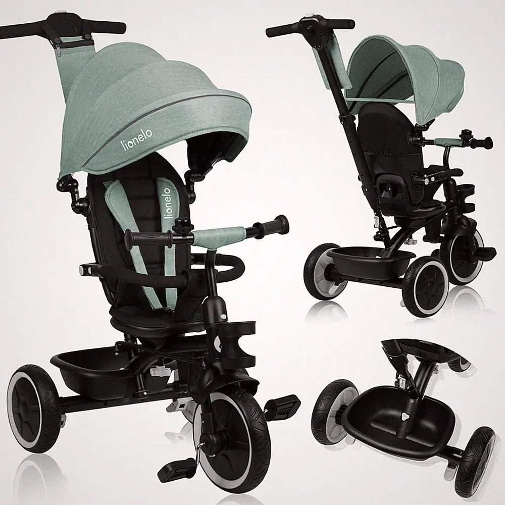 Dreirad und Kinderwagen Lionelo Berry bis zu 25 kg Dreirad-Drehsitz 360°