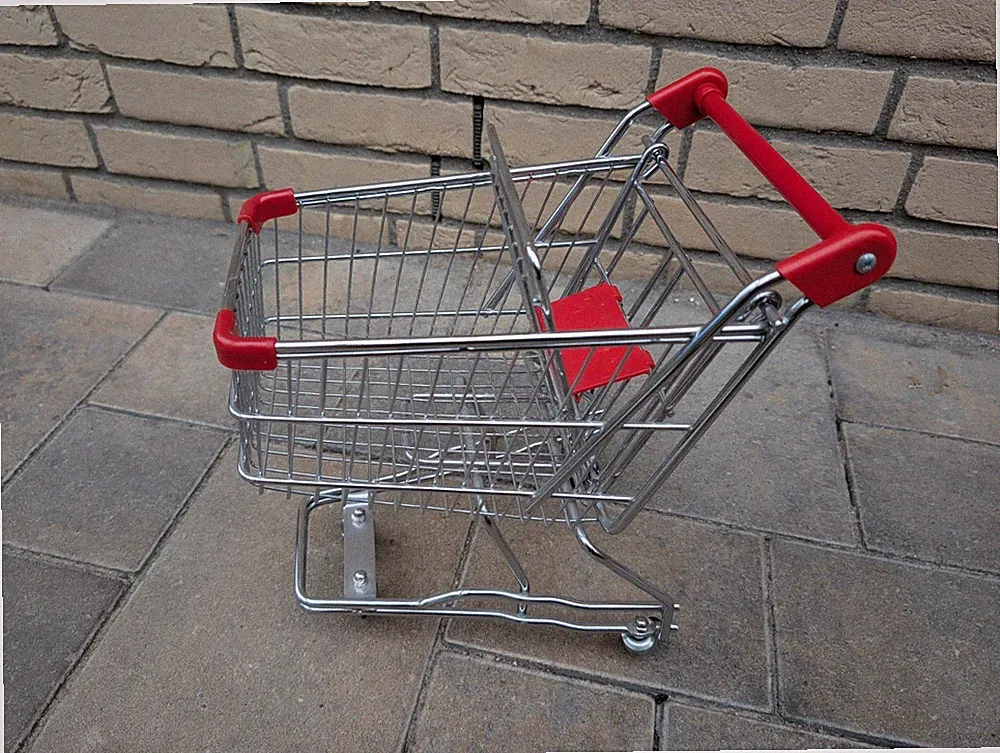 Einkaufswagen Für Kinder Puppenwagen-Größe Spielzeug-Einkaufswagen Aus Metall