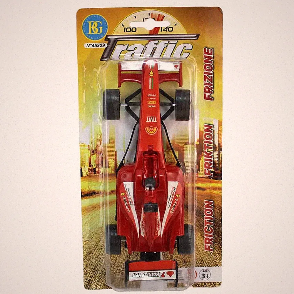 Einsitzer Rennwagen Spielzeug mit Rückzug - ca. 19 cm Rennauto Kinder