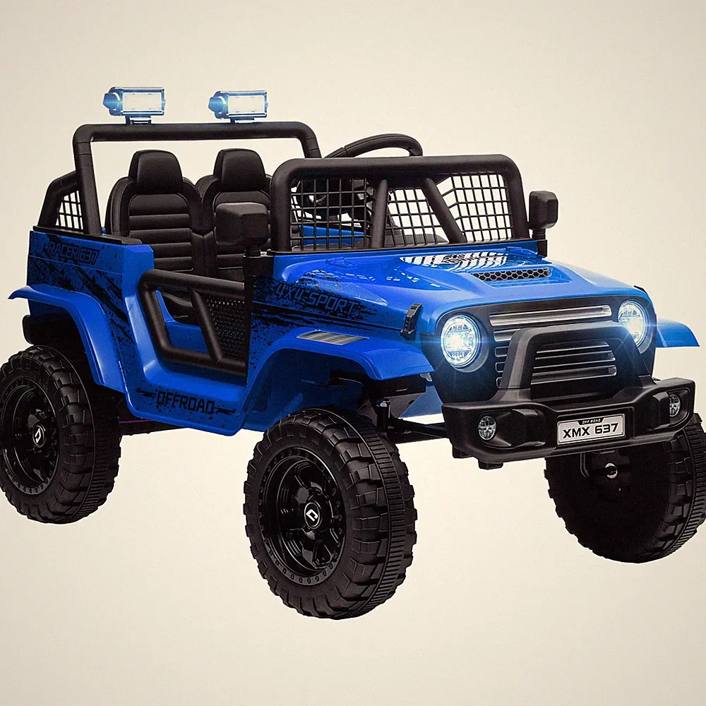 Elektro Kinderauto, Geländewagen mit 2,4G Fernbedienung, 3-5 km/h für 3-6 Jahre