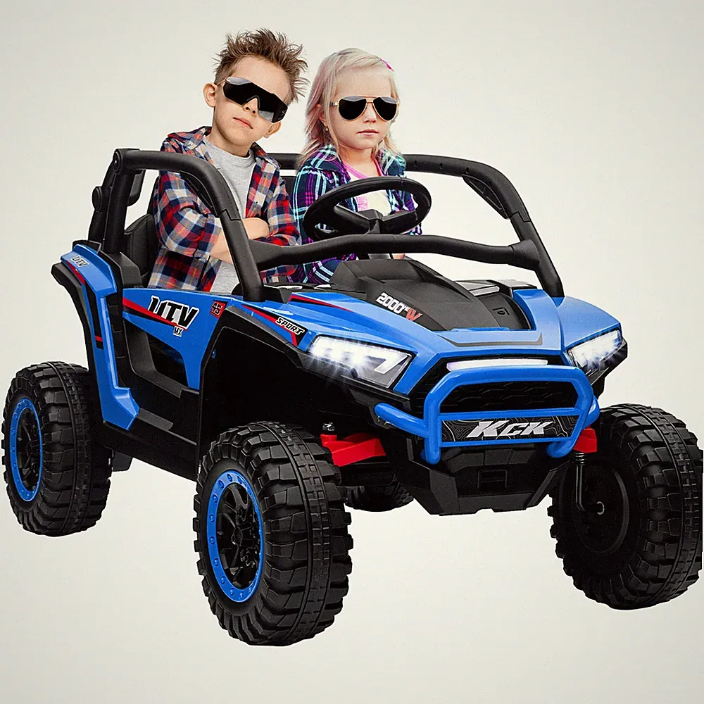 Elektro Kinderauto, Geländewagen mit 2,4G Fernbedienung, 5-7 km/h für 3-8 Jahre