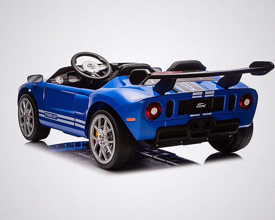 Elektroauto 24V Ford GT 2-Sitzer in blau Kinderauto elektrisch Sportwagen 13 kmh