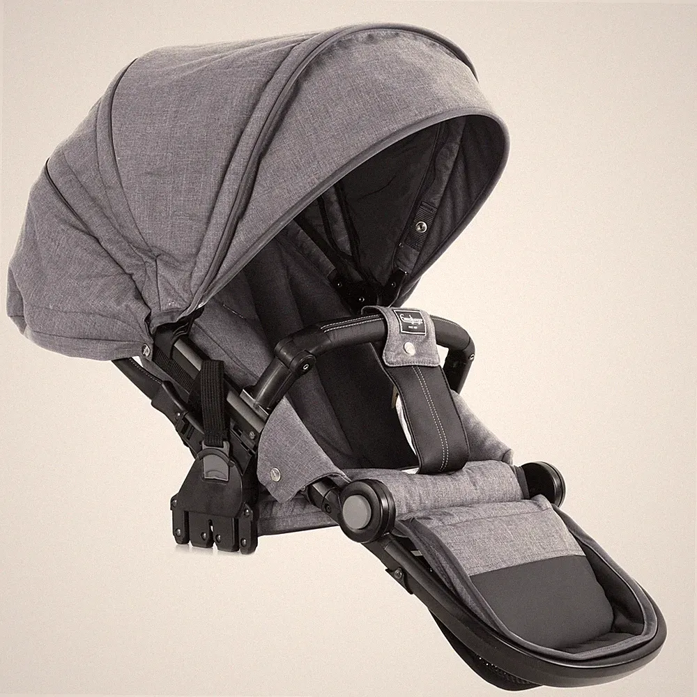 Emmaljunga Baby Kinder Sitzeinheit Kinderwagen NXT Ergo Lounge Grey - Wie Neu