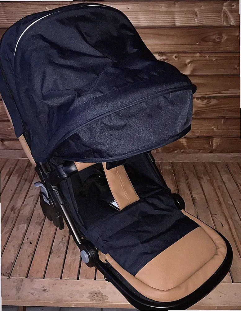 Emmaljunga Baby Kinder Sitzeinheit Kinderwagen NXT Ergo Outdoor Blue - NEU