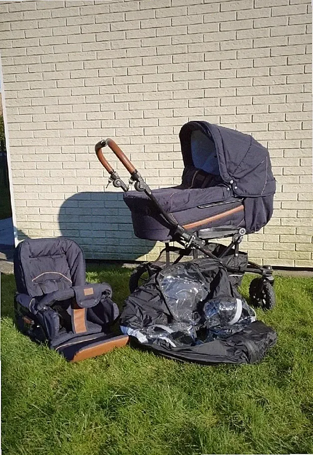 Emmaljunga edge duo Kinderwagen mit viel Zubehör
